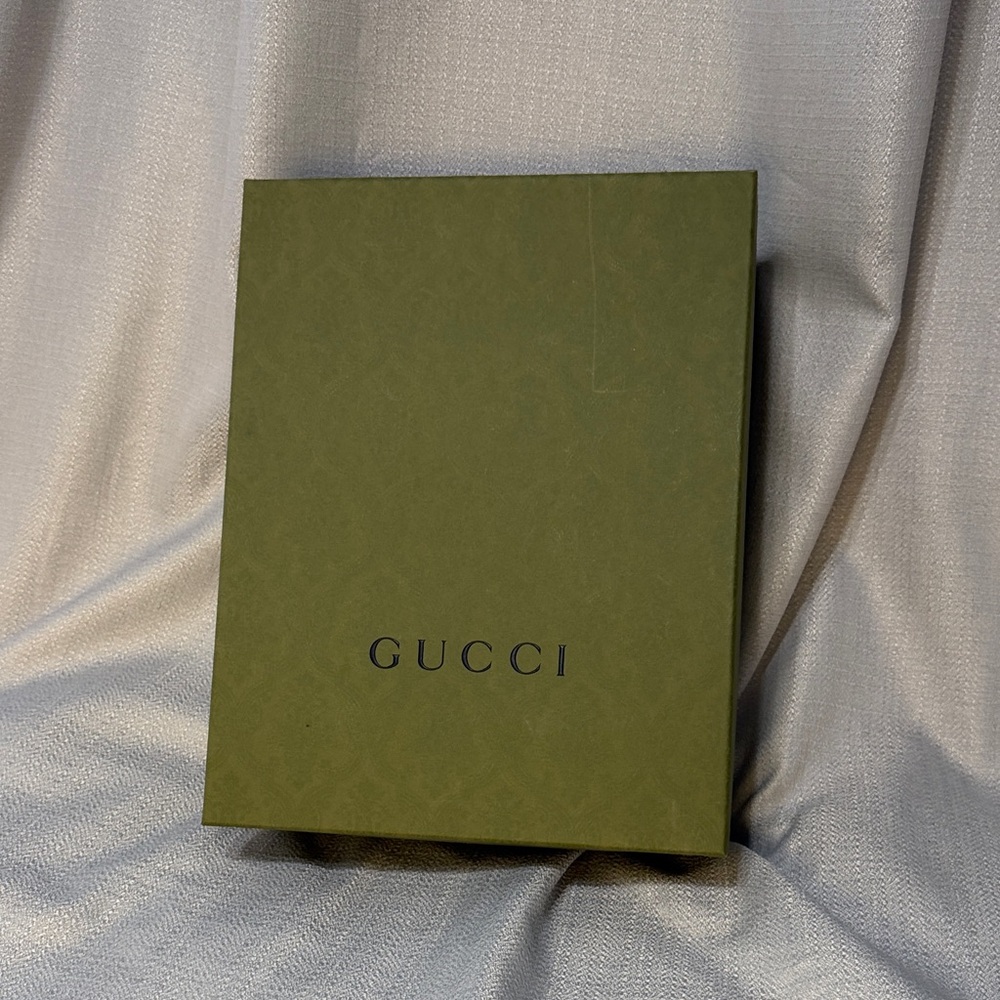 Gucci Olive Green Logo Presentation Box